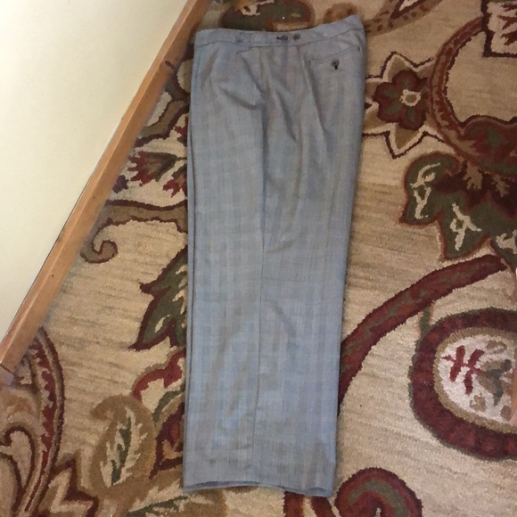JONES NEW YORK Size 18W Glen Plaid Square FlatFront Wool Spandex Career $119NEW - Picture 3 of 16